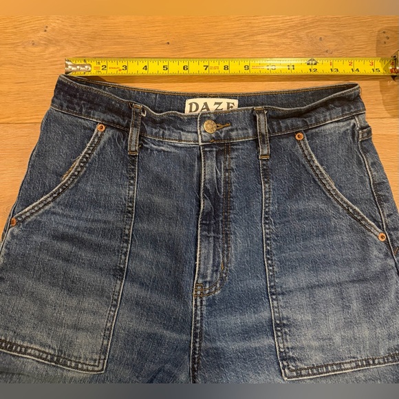 DAZE Denim Far Out High Rise Wide Leg Jeans – Play Date, Women’s Size 27 - Picture 16 of 16